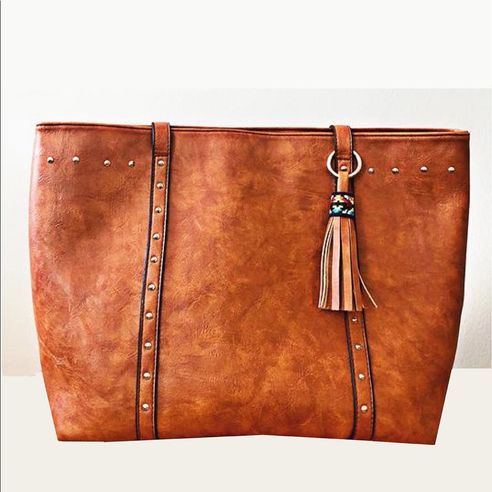 Studded Tote Bag - Picture 2 of 3